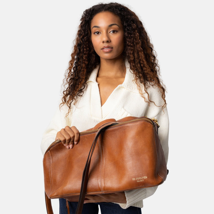 Project 40 Knitting Project Bag (Walnut)-Knitting Bag-RE:DESIGNED-Wild &amp; Woolly Yarns