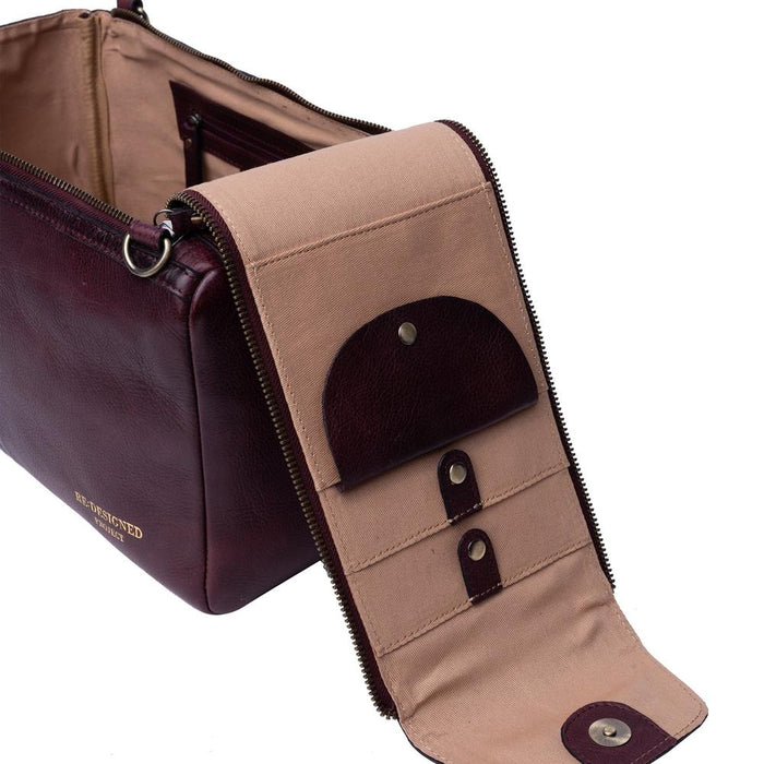Project 44 Knitting Bag (Dark Cherry)-Knitting Bag-RE:DESIGNED-Wild & Woolly Yarns