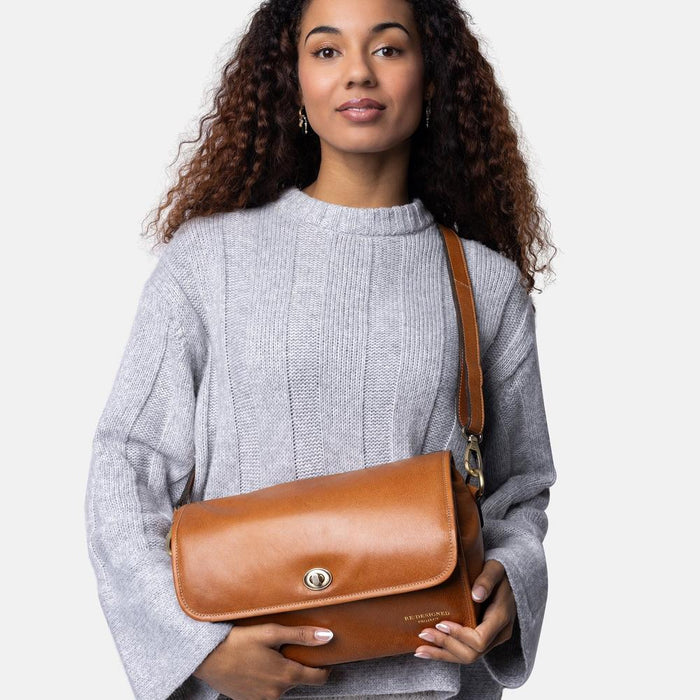 Project 74 Knitting Project Bag (Burned Tan)-Knitting Bag-RE:DESIGNED-Wild & Woolly Yarns