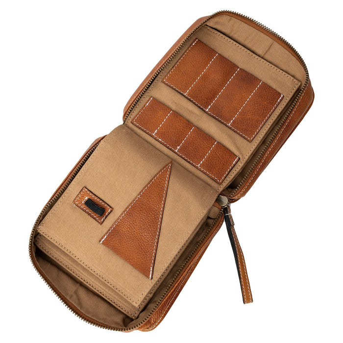 Project 83 Needle Organiser (Burned Tan)-Knitting Bag-RE:DESIGNED-Wild & Woolly Yarns