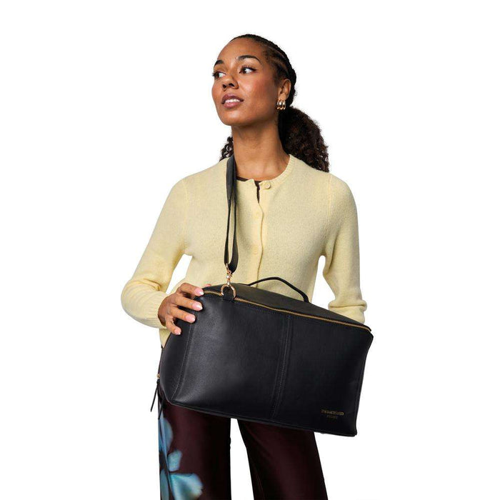 Project 90 Knitting Project Bag (Black/Gold)-Knitting Bag-RE:DESIGNED-Wild & Woolly Yarns