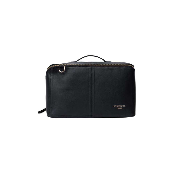Project 90 Knitting Project Bag (Black/Gold)-Knitting Bag-RE:DESIGNED-Wild & Woolly Yarns