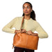 Project 90 Knitting Project Bag (Burned Tan)-Knitting Bag-RE:DESIGNED-Wild & Woolly Yarns