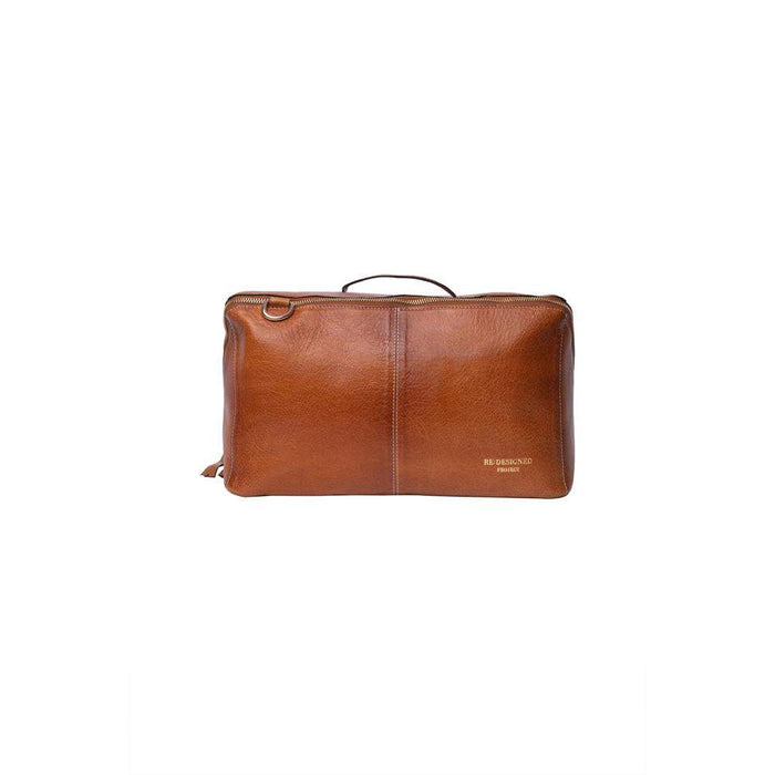 Project 90 Knitting Project Bag (Walnut/Gold)-Knitting Bag-RE:DESIGNED-Wild & Woolly Yarns