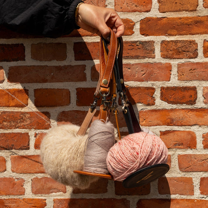 Project 94 Yarn Minder (Walnut)-Knitting Bag-RE:DESIGNED-Wild & Woolly Yarns