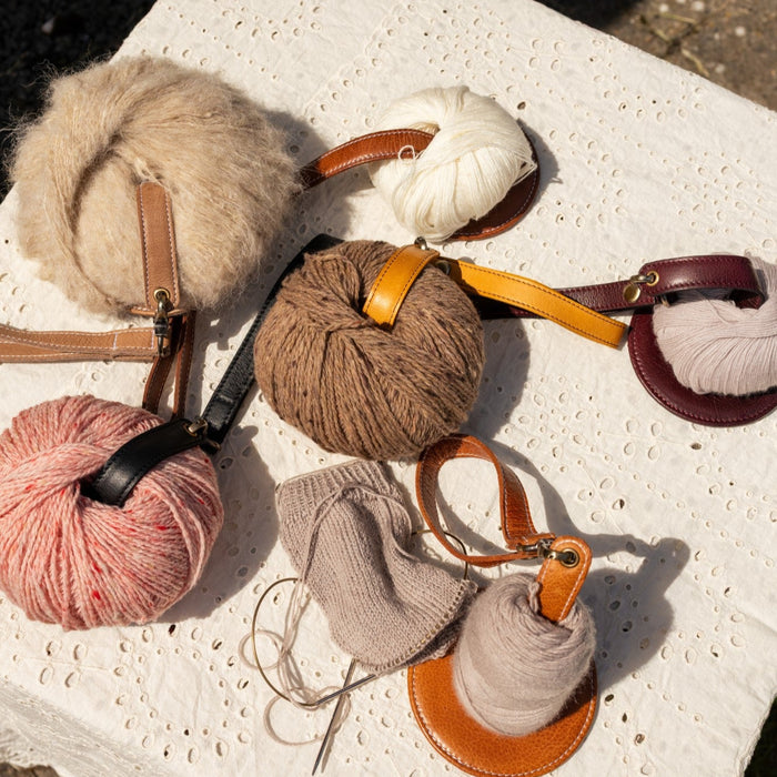 Project 94 Yarn Minder (Walnut)-Knitting Bag-RE:DESIGNED-Wild & Woolly Yarns