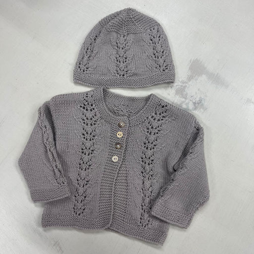 Abby Petite Cardigan & Hat Knit Kit-Knitting Kit-Wild and Woolly Yarns