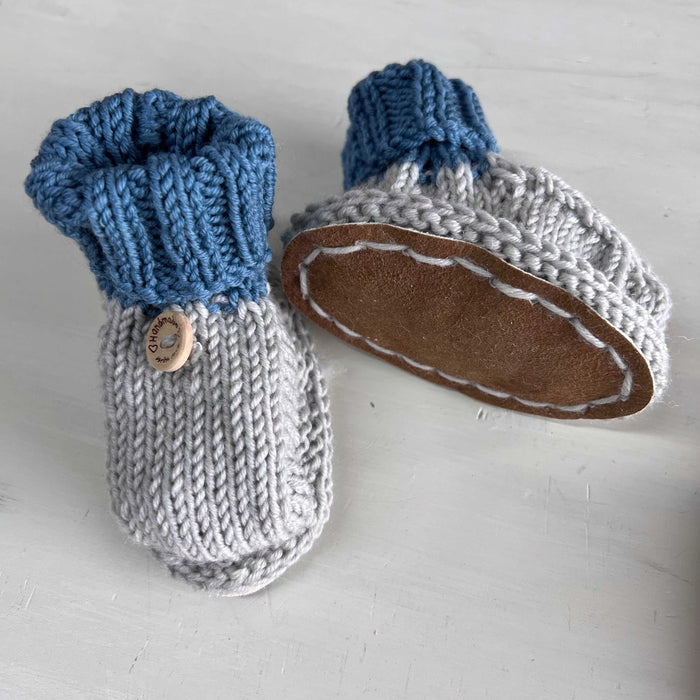 Bo Peep Bootie & Beanie Kit-Knitting Kit-Wild and Woolly Yarns