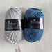 Bo Peep Bootie & Beanie Kit-Knitting Kit-Wild & Woolly Yarns-Option 1: Ocean & Cloud-0-6 Months-Wild & Woolly Yarns