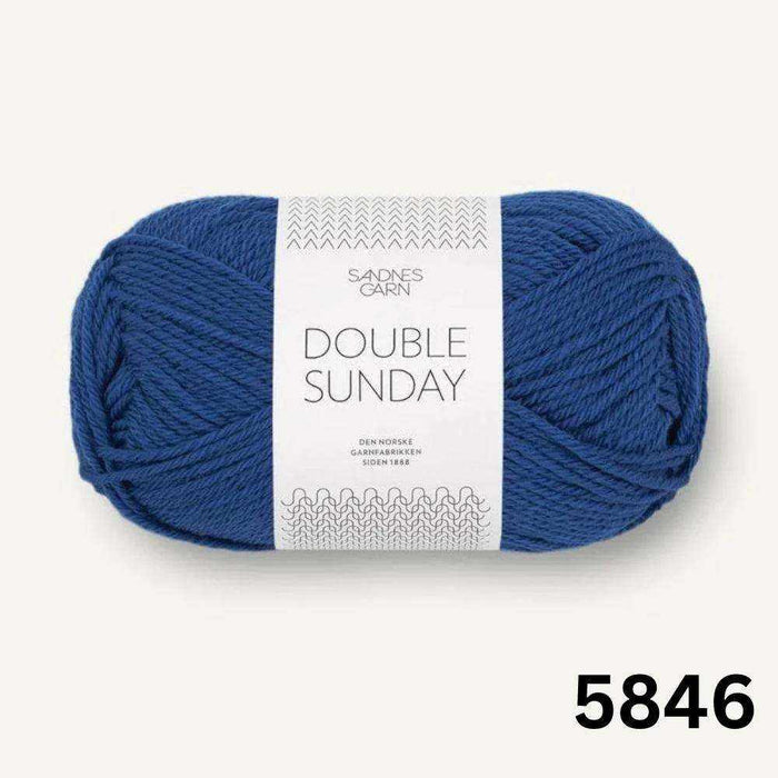 Building Blocks Baby Blanket Knit Kit-Knitting Kit-Wild & Woolly Yarns-Blue (5846)-Wild & Woolly Yarns