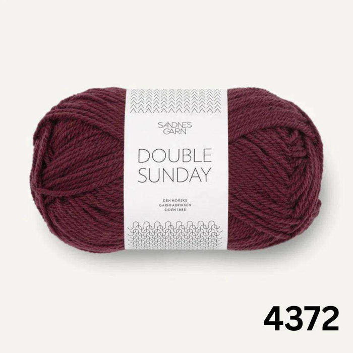 Building Blocks Baby Blanket Knit Kit-Knitting Kit-Wild & Woolly Yarns-Deep Burgundy (4372)-Wild & Woolly Yarns