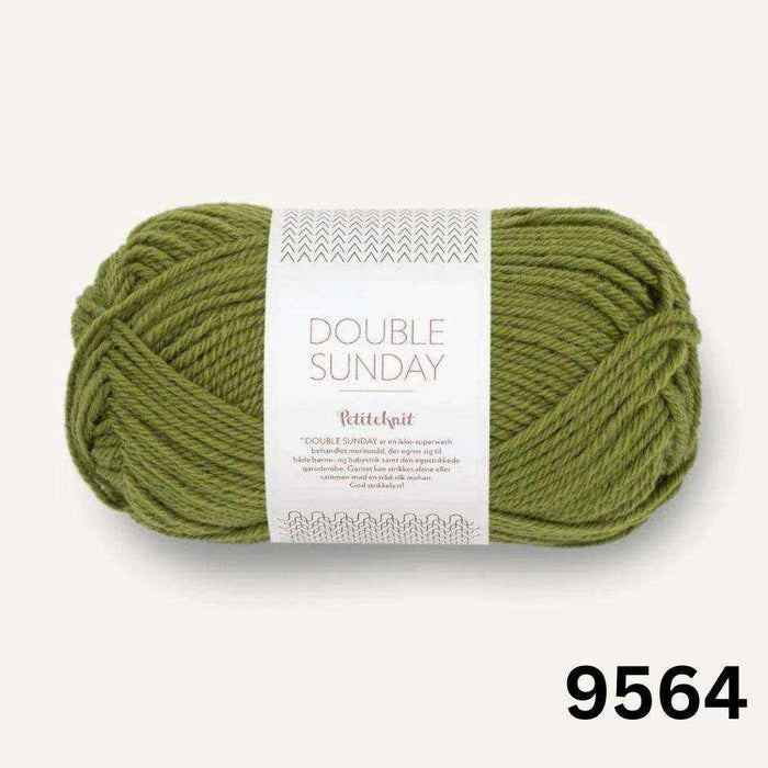 Building Blocks Baby Blanket Knit Kit-Knitting Kit-Wild & Woolly Yarns-Matcha (9564)-Wild & Woolly Yarns
