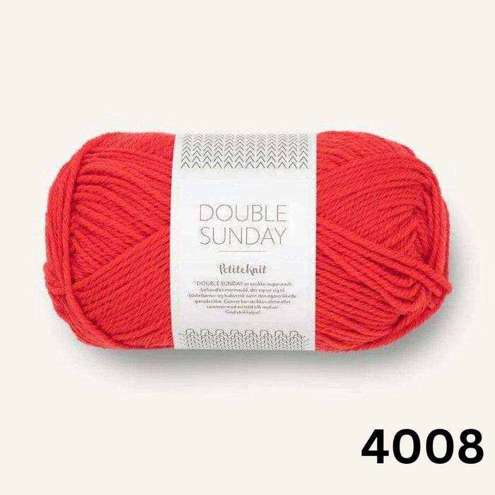 Building Blocks Baby Blanket Knit Kit-Knitting Kit-Wild & Woolly Yarns-Poppy (4008)-Wild & Woolly Yarns