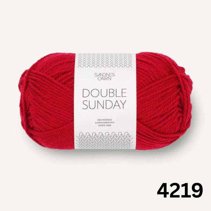 Building Blocks Baby Blanket Knit Kit-Knitting Kit-Wild & Woolly Yarns-Red (4219)-Wild & Woolly Yarns