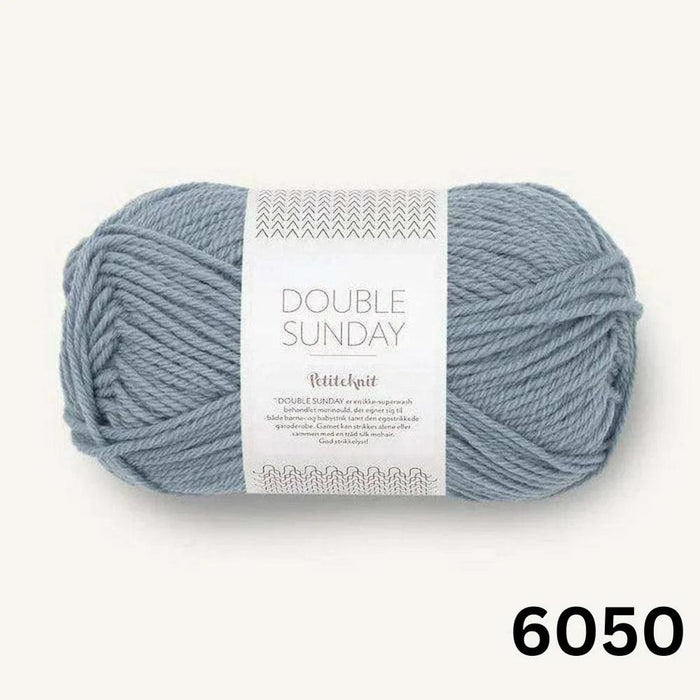 Building Blocks Blanket Knit Kit-Knitting Kit-Wild & Woolly Yarns-Above The Clouds (6050)-Without Needles-Wild & Woolly Yarns