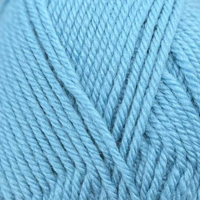 Knit & Purl Blanket Knit Kit-Knitting Kit-Wild & Woolly Yarns-Soft Chambray-Without Needles-Wild & Woolly Yarns