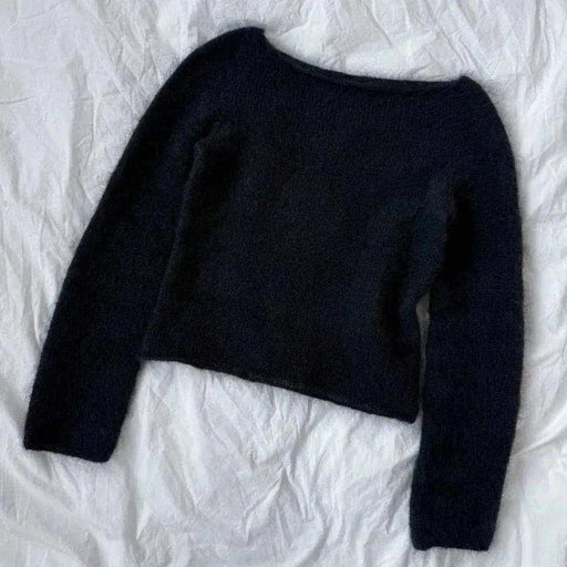 PetiteKnit Bea Blouse Knit Kit-Knitting Kit-Wild & Woolly Yarns-XXS/XS-Cloud (300)-Wild & Woolly Yarns