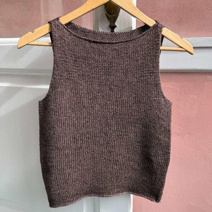 PetiteKnit Bea Top Knit Kit-Knitting Kit-Wild & Woolly Yarns-XXS/XS-White (1002)-Wild & Woolly Yarns
