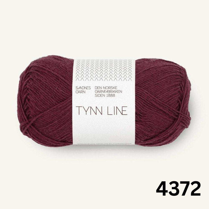 PetiteKnit Bea Top Knit Kit-Knitting Kit-Wild & Woolly Yarns-XXS/XS-Burgundy (4372) *NEW*-Wild & Woolly Yarns