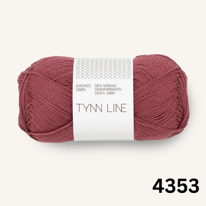 PetiteKnit Bea Top Knit Kit-Knitting Kit-Wild & Woolly Yarns-XXS/XS-Rustic Rose (4353) *NEW*-Wild & Woolly Yarns