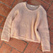 PetiteKnit Cumulus Blouse O-Neck Knit Kit-Knitting Kit-Wild & Woolly Yarns-XS/S/M/L-Snowflake (6001)-Wild & Woolly Yarns
