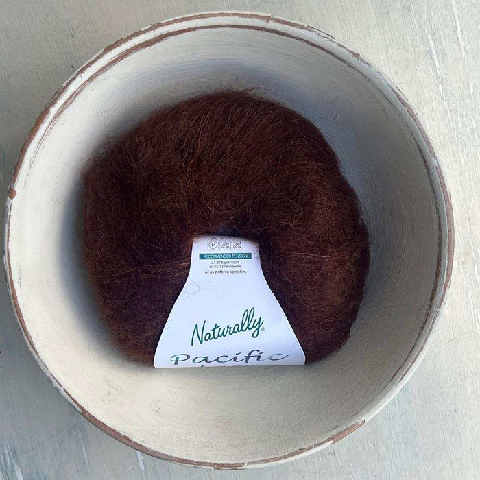 Naturally Pacific Lace | Lace Weight Mohair & Silk Yarn 2ply-Yarn-Wentworth Distributors-Chocolate (304)-Wild & Woolly Yarns
