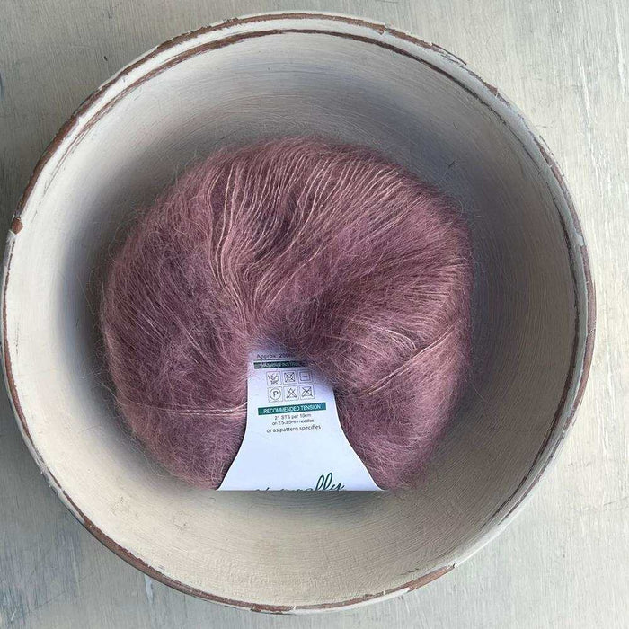 Naturally Pacific Lace | Lace Weight Mohair & Silk Yarn 2ply-Yarn-Wentworth Distributors-Vintage Rose (302)-Wild & Woolly Yarns
