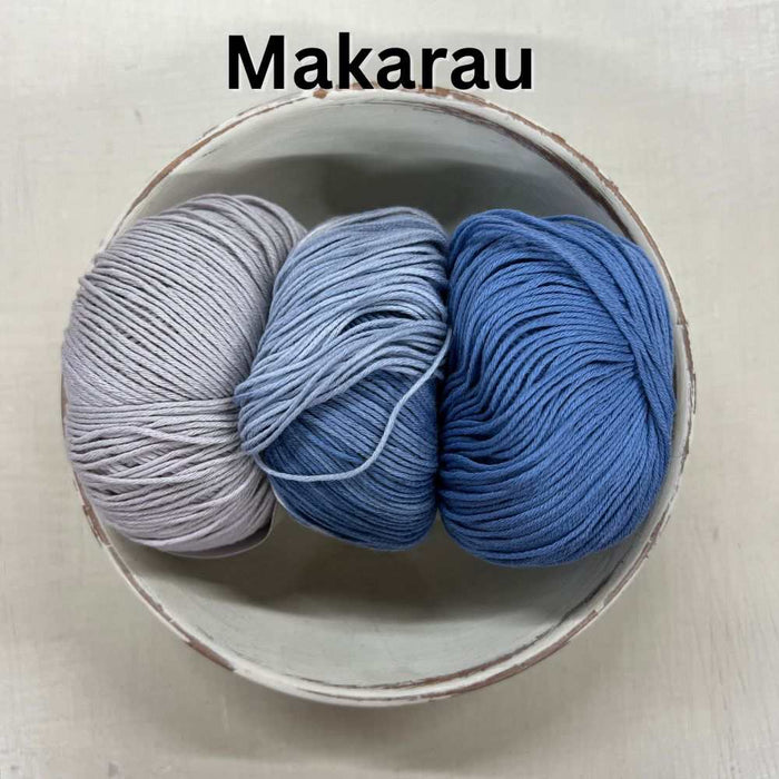 Pure and Simple Organic Face Cloths Knit Kit-Knitting Kit-Wild & Woolly Yarns-Without-Whanganui *NEW*-Wild & Woolly Yarns