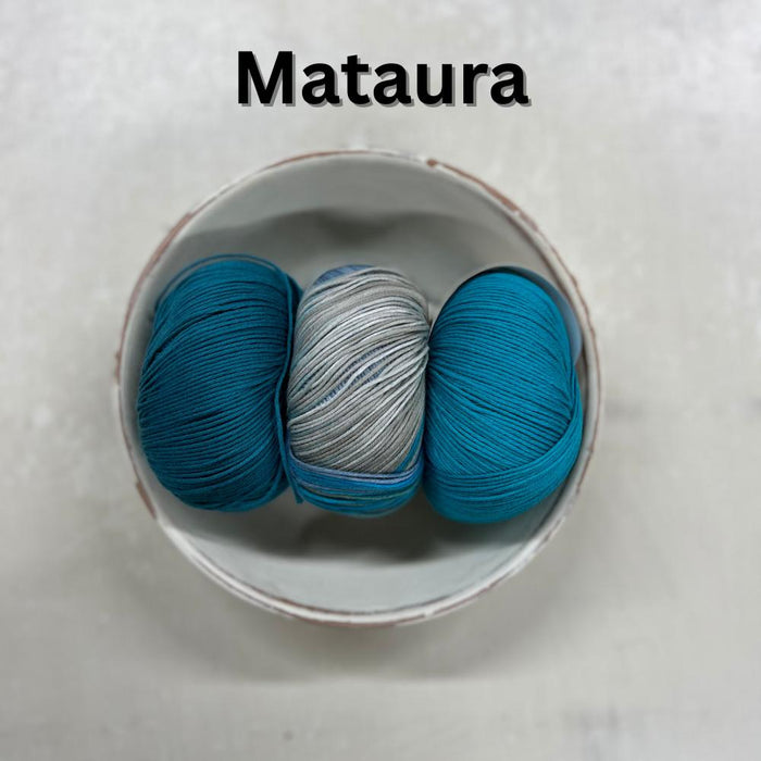 Pure and Simple Organic Face Cloths Knit Kit-Knitting Kit-Wild & Woolly Yarns-Without-Whanganui *NEW*-Wild & Woolly Yarns