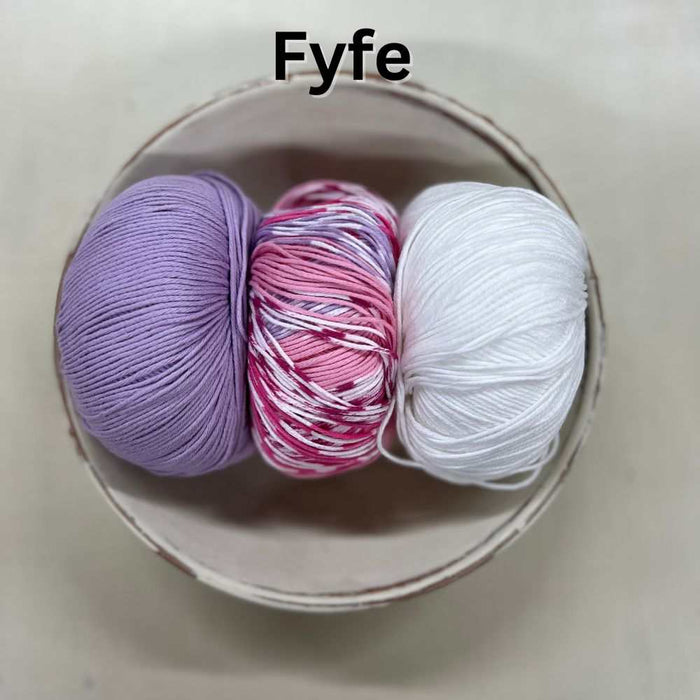 Pure and Simple Organic Face Cloths Knit Kit-Knitting Kit-Wild & Woolly Yarns-Without-Fyfe-Wild & Woolly Yarns