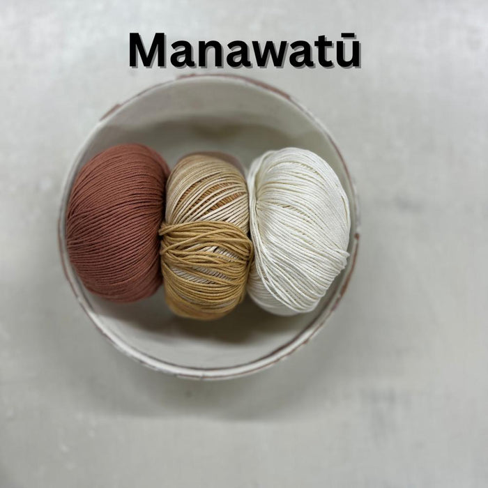 Pure and Simple Organic Face Cloths Knit Kit-Knitting Kit-Wild & Woolly Yarns-Without-Manawatū *NEW*-Wild & Woolly Yarns