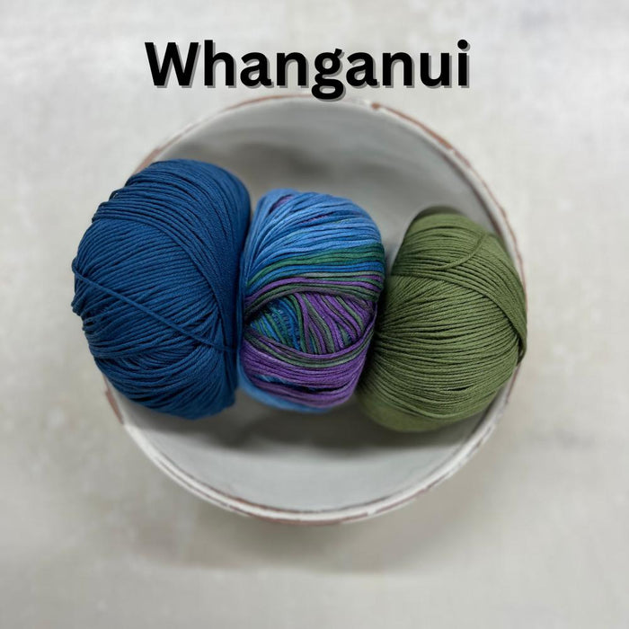 Pure and Simple Organic Face Cloths Knit Kit-Knitting Kit-Wild & Woolly Yarns-Without-Whanganui-Wild & Woolly Yarns
