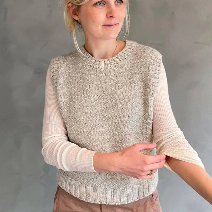 Sille Slipover Knit Kit-Knitting Kit-Wild and Woolly Yarns