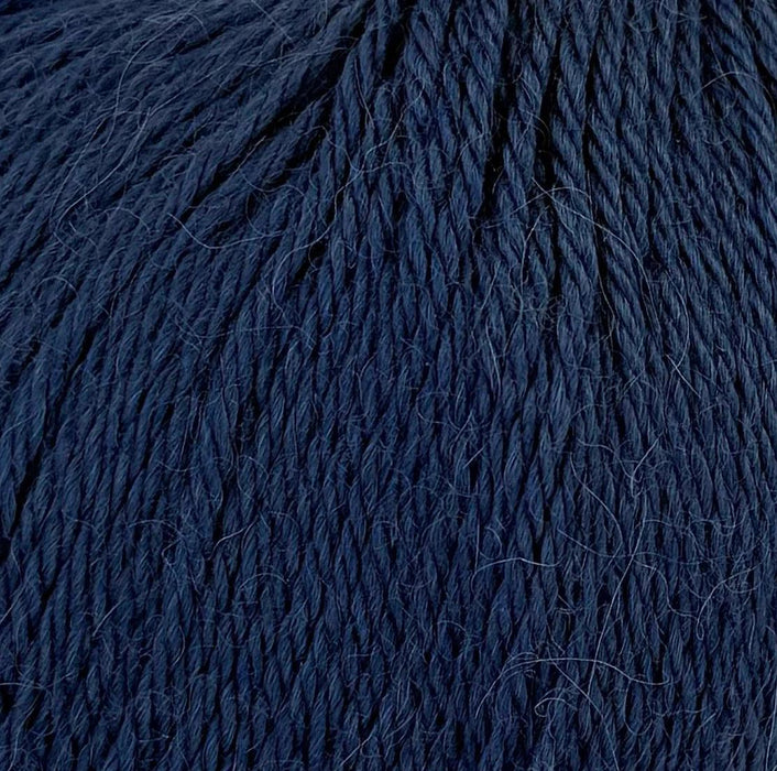 Slouch Beanie Knit Kit-Knitting Kit-Wild & Woolly Yarns-Steel Blue (761)-Without-Wild & Woolly Yarns