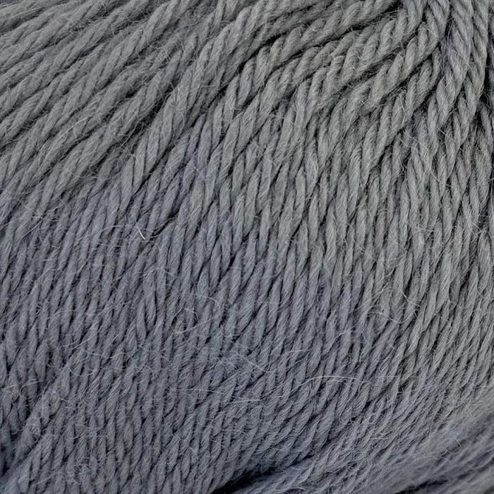 Slouch Beanie Knitting Kit – Chaska Muhu Baby Alpaca-Knitting Kit-Wild & Woolly Yarns-Grey Cloud (768) *NEW*-Without-Wild & Woolly Yarns