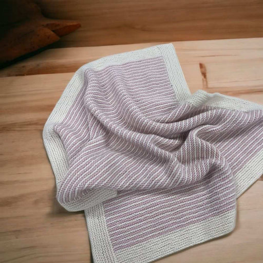 Striped Baby Blanket Knit Kit-Knitting Kit-Wild and Woolly Yarns