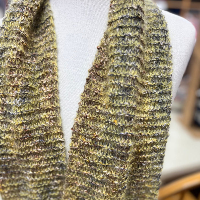 Vibrant Bliss Scarf Knit Kit-Knitting Kit-Wild and Woolly Yarns