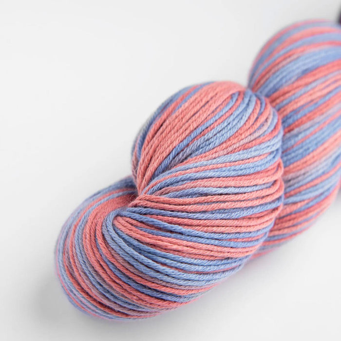 Waves Organic Wash Cloth Knit Kit-Knitting Kit-Wild & Woolly Yarns-Violets (3101)-Wild & Woolly Yarns