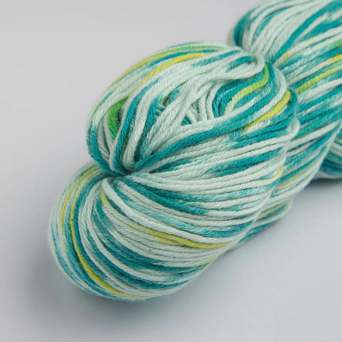 Waves Organic Wash Cloth Knit Kit-Knitting Kit-Wild & Woolly Yarns-Night Fiesta (3105)-Wild & Woolly Yarns