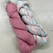 Waves Organic Wash Cloth Knit Kit-Knitting Kit-Wild & Woolly Yarns-Strawberry Lemonade (3118) & Tropical Storm (3108)-Wild & Woolly Yarns