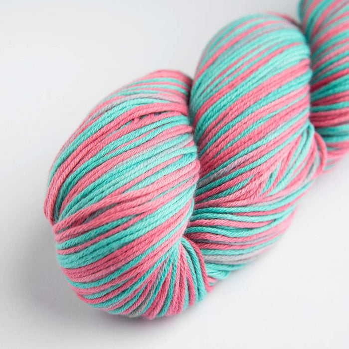 Waves Organic Wash Cloth Knit Kit-Knitting Kit-Wild & Woolly Yarns-Sunblock (3111)-Wild & Woolly Yarns