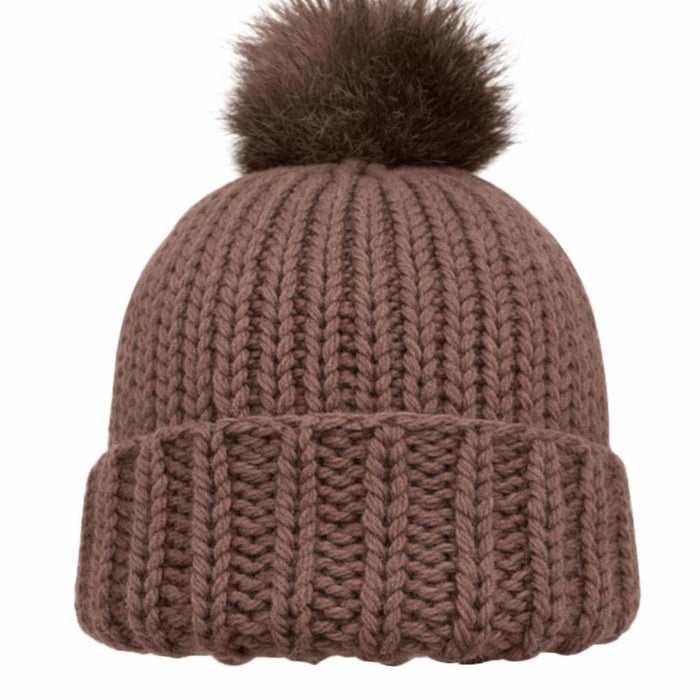Wild & Woolly Beanie Knit Kit-Knitting Kit-Wild & Woolly Yarns-Acorn (3161)-Wild & Woolly Yarns