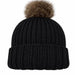 Wild & Woolly Beanie Knit Kit-Knitting Kit-Wild & Woolly Yarns-Black (1099)-Wild & Woolly Yarns