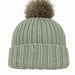 Wild & Woolly Beanie Knit Kit-Knitting Kit-Wild & Woolly Yarns-Dusty Light Green (8521)-Wild & Woolly Yarns