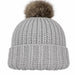 Wild & Woolly Beanie Knit Kit-Knitting Kit-Wild & Woolly Yarns-Mottled Grey (1042)-Wild & Woolly Yarns