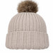 Wild & Woolly Beanie Knit Kit-Knitting Kit-Wild & Woolly Yarns-Taupe (2351)-Wild & Woolly Yarns