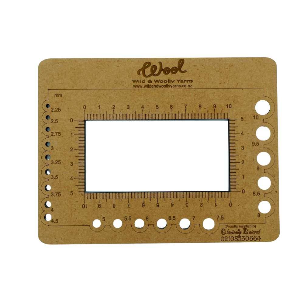 Wild & Woolly Yarn Needle Gauge Knitting Patterns, Yarns & Needles