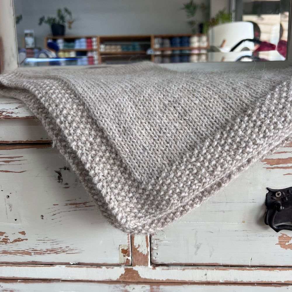Knitting Kit for Willow Baby Blanket Wild and Woolly Yarns Wild