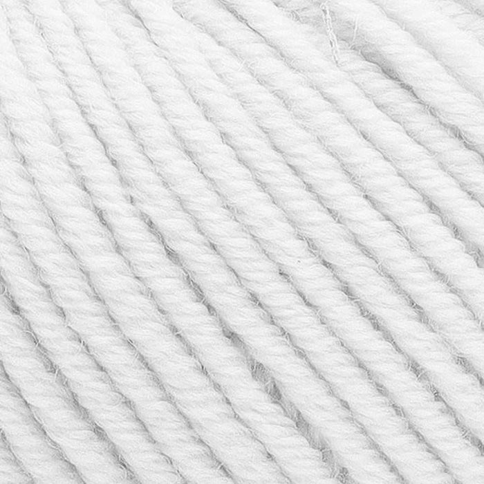 Willow Leaves 8ply Blanket Knit Kit-Knitting Kit-Wild & Woolly Yarns-Snowdrop (0051)-Without Needles-Wild & Woolly Yarns