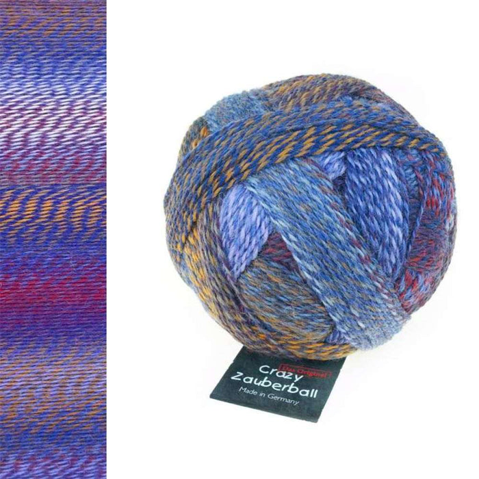 Zauberball Crazy Cowl Knit Kit-Knitting Kit-Wild & Woolly Yarns-Background Noise (2475)-With Needles-Wild & Woolly Yarns